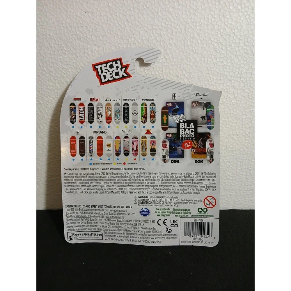 Tech Deck BLA BAC PHOTO Series 2023 Ultra Rare Girl Skateboard Mike Carroll